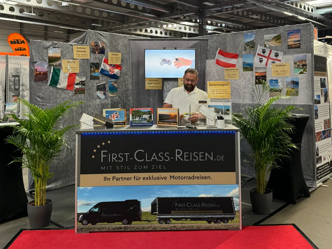 First-Class-Reisen auf der Motorradmesse Erfurt Motorradmesse Erfurt