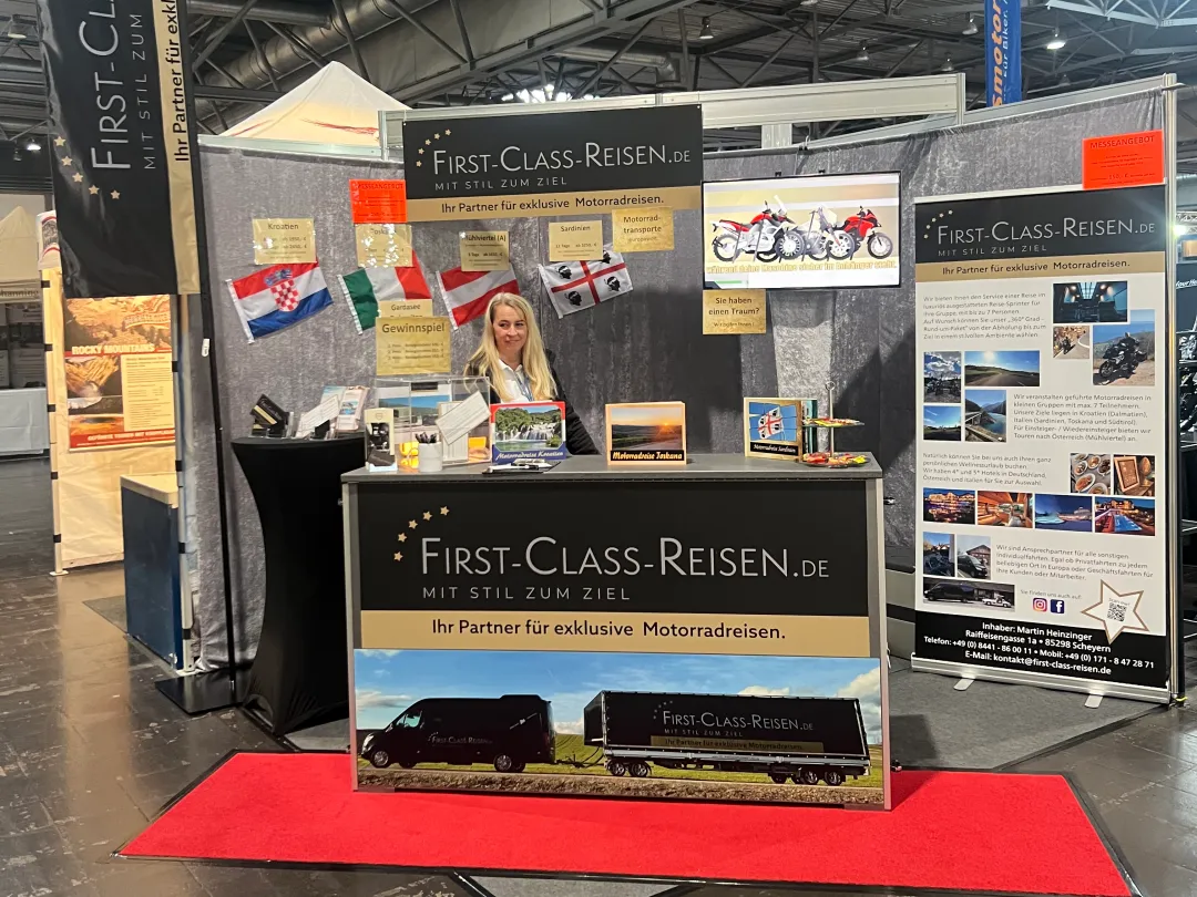 First-Class-Reisen auf der Motorradmesse Leipzig Motorradmesse Leipzig